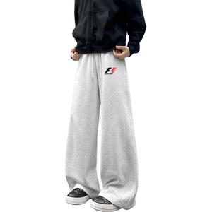 Вязаные спортивные штаны Unisex HUANQIU, белый серый