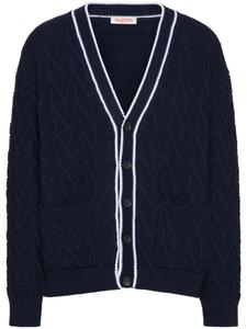 Valentino Garavani кардиган Toile Iconographe, синий