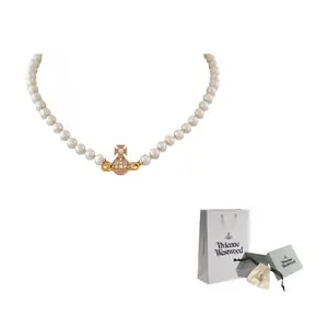 Ожерелье с деталью orb Vivienne Westwood, золотой