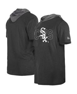 Мужская черная футболка с капюшоном Chicago White Sox Team New Era, черный