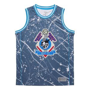 Футболка x disney badfive баскетбольная майка Li-Ning, синий