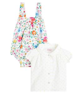 Комплект детского боди Filada и рубашки Peonia La Coqueta, Orange Floral