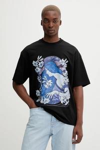 Хлопковая футболка Hugo, черный