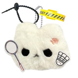 AIZIYUO Плюшевый кулон Badminton Bunny Blue Eyed Cat высота 7см