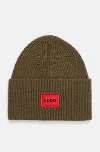 HUGO шерстяная шапка, зеленый