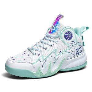 Баскетбольные кроссовки Basketball Shoes Unisex High-Top Black-Tailed Deer, цвет White Gray