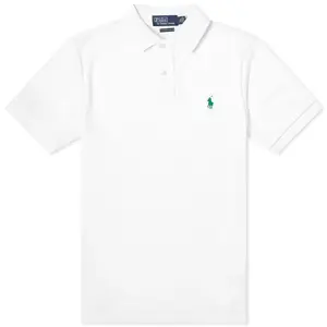 Поло с вышитой лошадкой Polo Pony Polo Ralph Lauren, белый