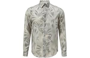 Рубашка мужская с заостренным воротником Moderate Others EMPORIO ARMANI, светло-коричневый