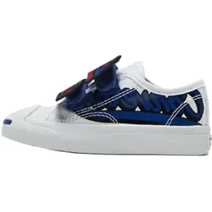 Кроссовки Jack Purcell Low Top для малышей Converse, белый/синий/красный