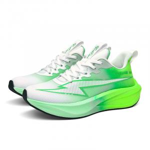 Мужские кроссовки с низким верхом, амортизацией, воздухопроницаемостью, поддержкой, балансом и отскоком TCELLARS, White Purple Blue (Box)