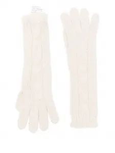 Перчатки с кабельной вязкой Gran Sasso, нейтральный