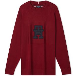 Трикотаж Unisex Crew Neck Moderate Others Tommy Hilfiger, xjs carmine