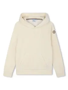 Махровое худи с логотипом BOSS Kidswear, нейтральный