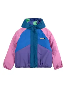 Куртка с капюшоном на молнии Bobo Choses, синий