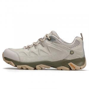 Кроссовки для походов / треккинга мужские с низким верхом бежевого цвета Matcha Green Humtto