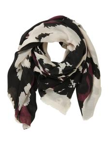 Шарф с цветочным принтом кремового/темно-красного цвета Betty Barclay