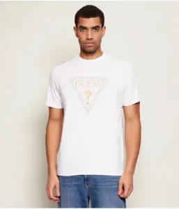Футболка «Золотой треугольник» regular fit Guess Jeans, белый