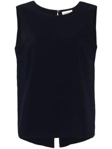 P.A.R.O.S.H. блузка с разрезом сзади, синий