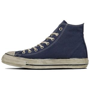 Converse Высокие парусиновые туфли All Star, унисекс, морской синий