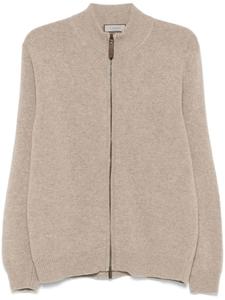 Canali кардиган на молнии, коричневый