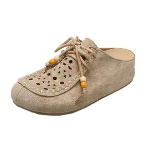 WUJI Женские противоскользящие износостойкие закрытые тапочки - хаки, цвет Khaki