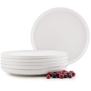 Набор тарелок KONSIMO, 27x2,5x27 см, белый