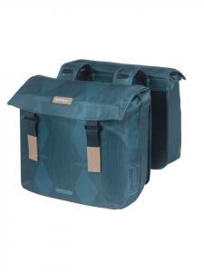 BASIL Элегантная двойная боковая сумка синего цвета