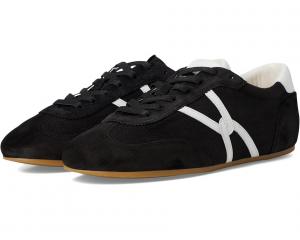 Кроссовки Veronica Beard Riviera Lace-up Shoes, цвет Black/Coconut