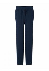 Брюки SLFVIVA GULIA LONG SUN PANT Selected Femme, темно-синий/меланж