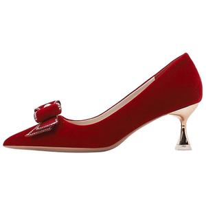 Alxnan Женские туфли на платформе с массивным каблуком бордовые на тонком каблуке 8 см, цвет Burgundy Slim Heel 8cm