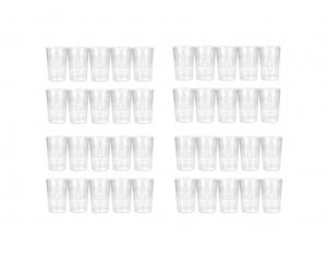 Пластиковые стаканчики Jägermeister 2/4cl калиброванные - набор из 40 шт Mixcompany, белый