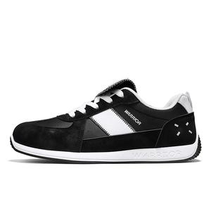 WARRIOR Нескользящие износостойкие низкие повседневные туфли мужские, черные и белые