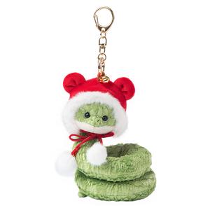 Плюшевая игрушка змеи года сопровождающая и успокаивающая кукла коробка 10см высота TeddyTales