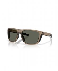 Мужские поляризованные солнцезащитные очки Ferg XL, 6S9012 Costa Del Mar, Matte Brown Smoke