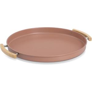Поднос Сервировочный поднос, металл/гевея, мокко модный цвет, идеально подходит для декорации Zeller Present, мокко