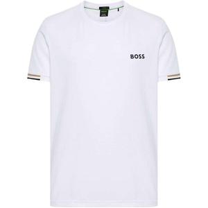 Футболка с принтом логотипа Boss HUGO BOSS, белый