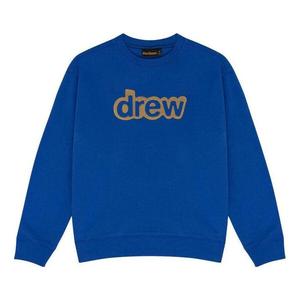 Толстовка secret embroidered crewneck sweatshirt 'blue' Drew House, синий