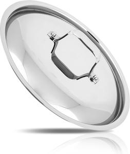 Крышка для кастрюли Nutrichef из нержавеющей стали, серебряный