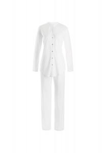 Пижама с длинными рукавами Cotton Deluxe HANRO, цвет White Damen