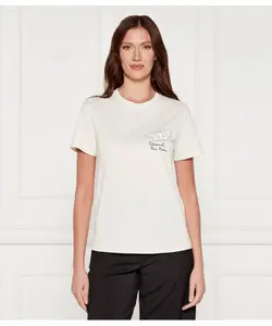 Футболка Spire Regular fit Weekend Maxmara, бежевый