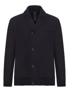 Жакет в рубчик на пуговицах Transit, черный