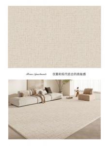 Y U-LIVE Ковер 240х360 см из велюра для гостиной/спальни, светлый, универсальный