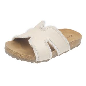 Женские стойкие к истиранию сандалии Slide TAFN, бежевый