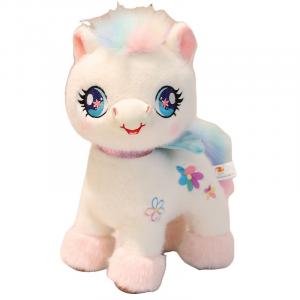 Мягкая и очаровательная плюшевая кукла радужный пегас высотой 20см/25см/30см Pissie, белый