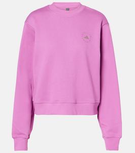 Хлопковая толстовка с логотипом Adidas by Stella McCartney, Semi Pulse Lilac