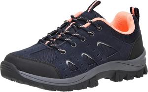 Женские походные ботинки CUSHIONAIRE Brig, поддерживающая обувь для треккинга с водонепроницаемой защитой и поддержкой свода стопы, Navy M