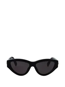 Солнцезащитные очки в форме "кошачий глаз" Bvlgari, черный