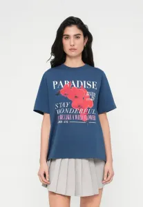 Футболка с принтом vmurena caty box Vero Moda, Dark Denim