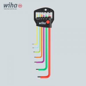 Weihan wiha 44848 Шестигранная шаровая головка, классический цвет, Г-образный ключ, набор из 7 предметов 369H7F