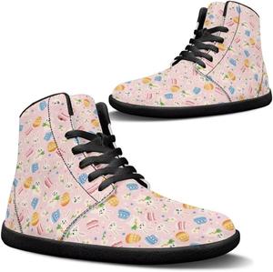 Пасхальные босоножки для женщин с голой пяткой, легкие кроссовки с широкой носочной частью, противоскользящие, высокие, с подошвой нулевого перепада GETELINSENG, Rabbit Egg Carrot